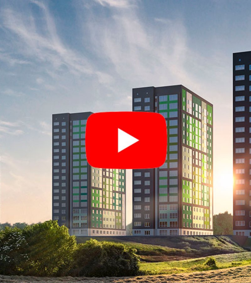 Видеобзор со строительной площадки 